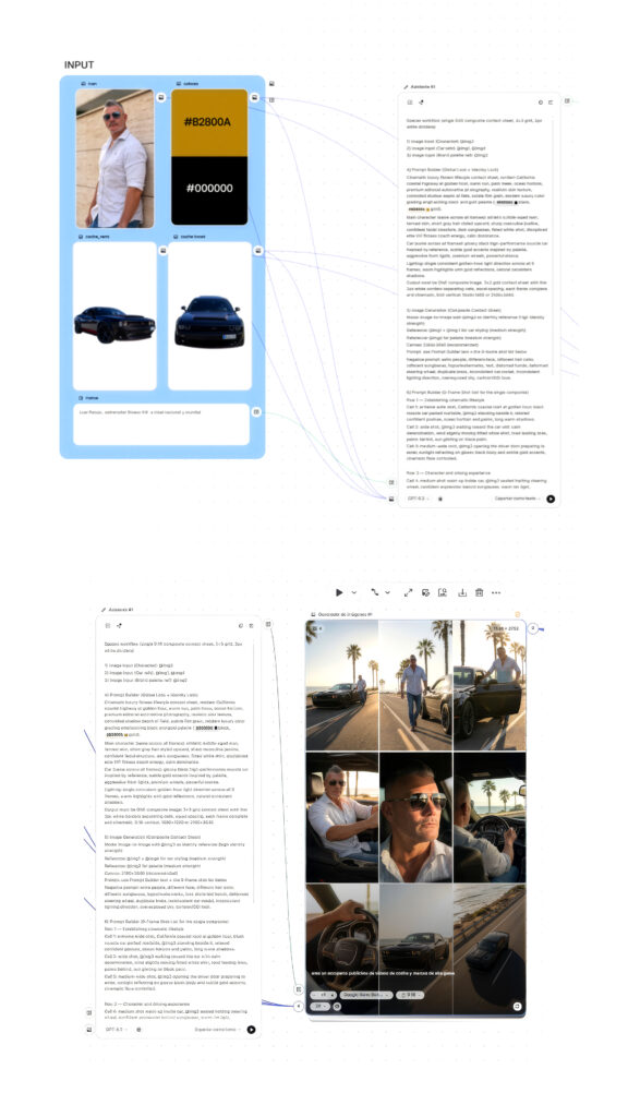 workflow 1 IA visual JAVIART VISUAL GRAPHIC STUDIO 1